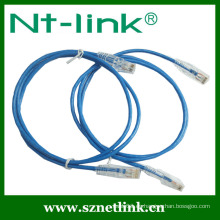 Chaqueta suave del PVC de la alta calidad del nuevo modelo de Netlink Cordón de remiendo delgado RJ45 UTP Cat6